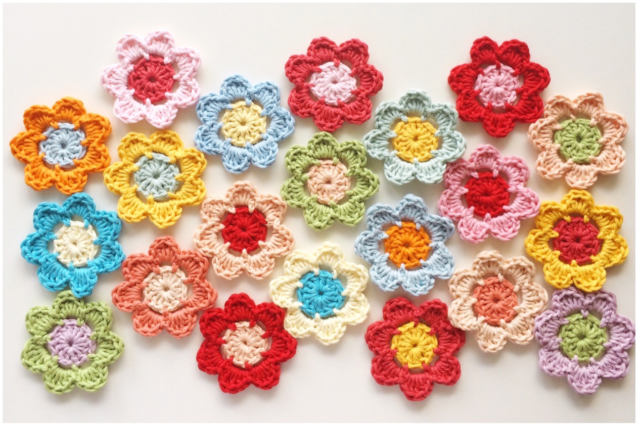 Tutoriel et motif de fleurs au crochet Easy Peasy