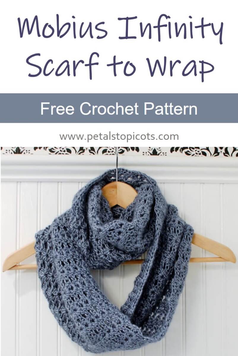 Infinity Scarf Crochet Pattern / Mobius Scarf 