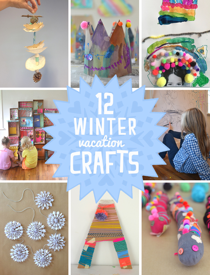 12 bricolages de vacances d'hiver pour les enfants