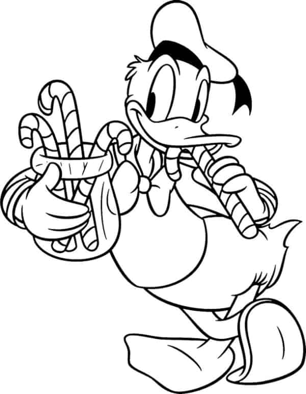 Activité de coloriage Donald Duck