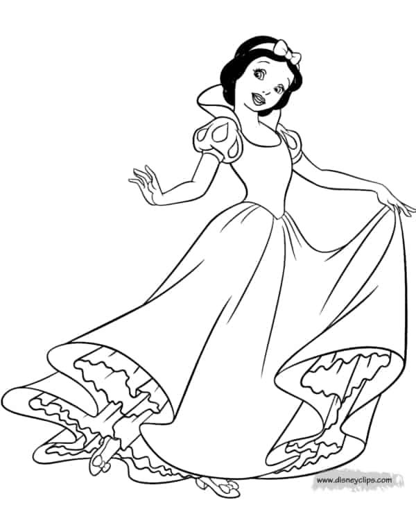 coloriage princesse disney