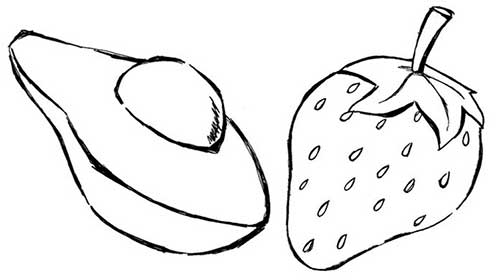 fruits-dessins-2