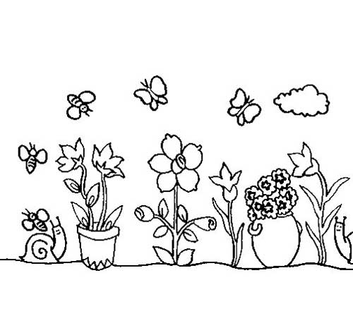 dessins de jardin
