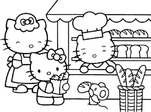 images de dessins Hello Kitty