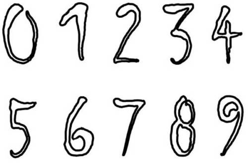 petit numéros de dessins à télécharger