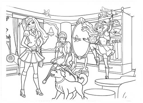 55 Coloriage Barbie à imprimer et colorier à la maison  1200Artists