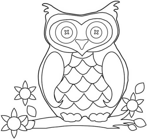 modèle de hibou