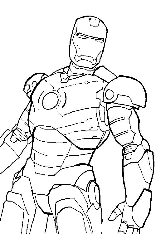 Dessins Iron Man 1 s'amuser
