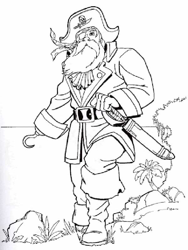 Capitaine Crochet Dessins à colorier