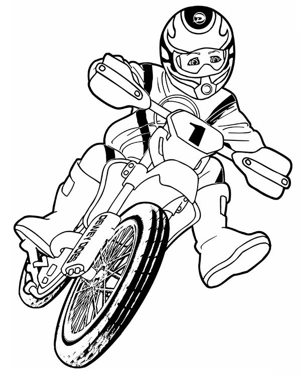 dessins de moto