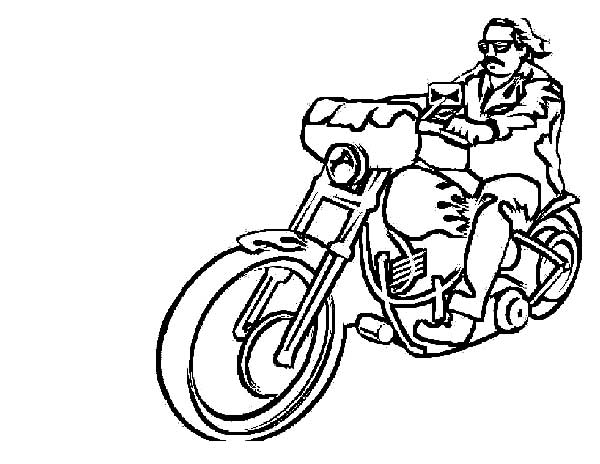 coloriage de motos