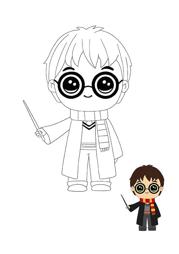 coloriage harry potter