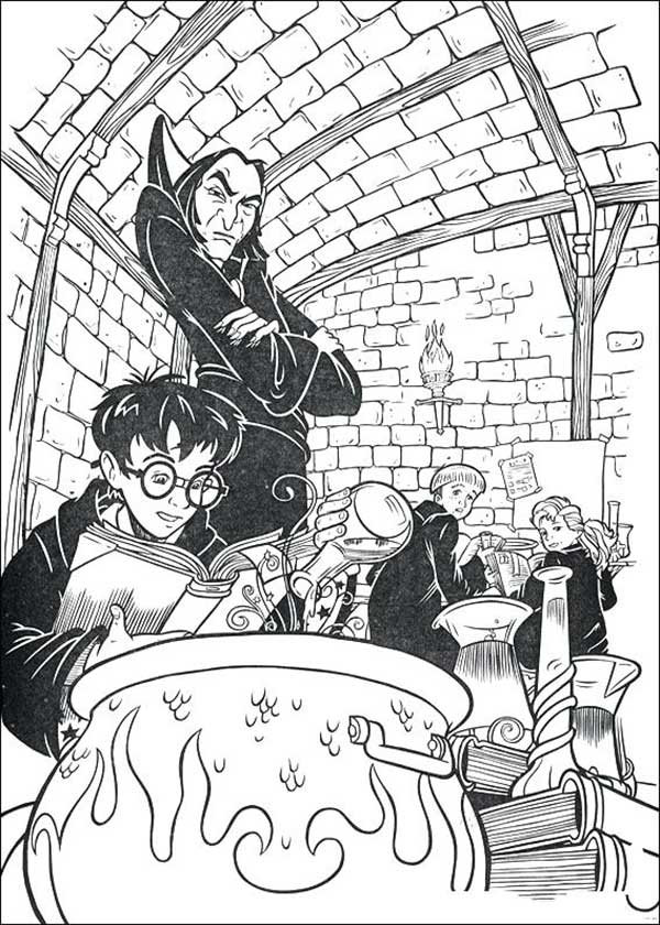 coloriage harry potter