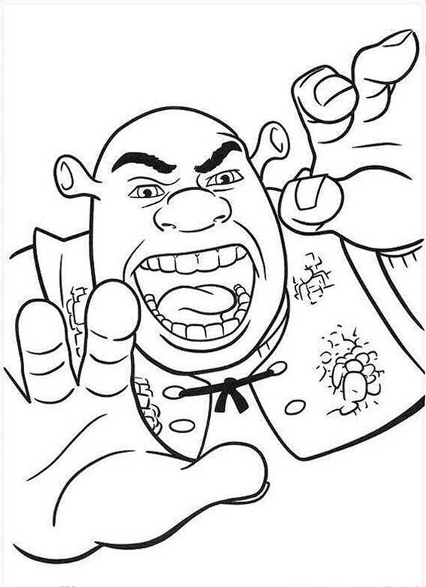 coloriage shrek