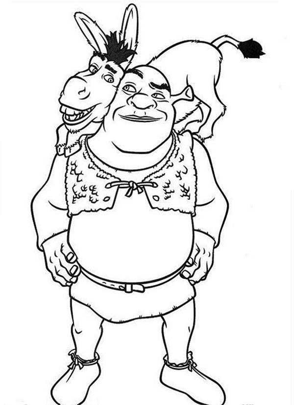 coloriage shrek