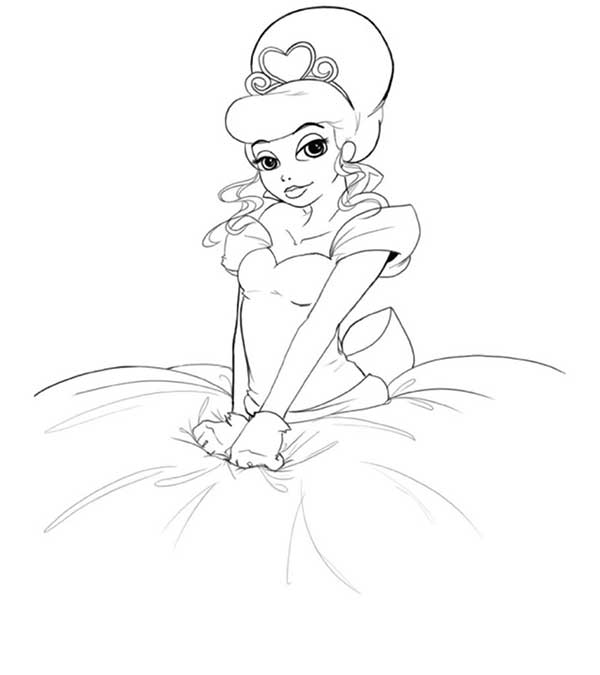 Coloriage Tiana