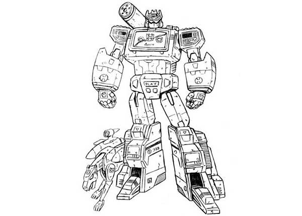 Livre de coloriage Transformers