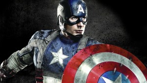 Chris Evans dans le rôle de Captain America.