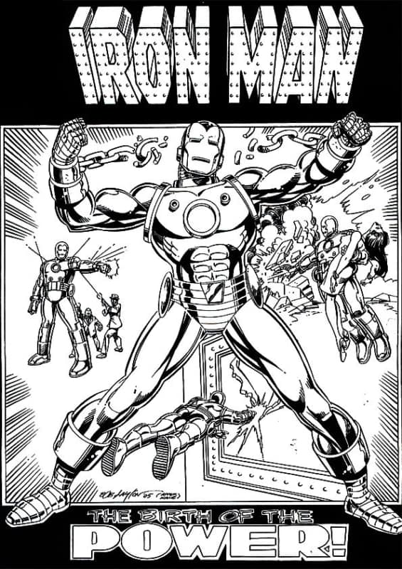 Style de dessin d'Iron Man
