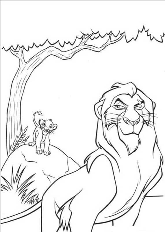 Roi Lion et Simba