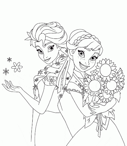 Coloriages La Reine des Neiges