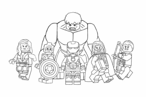 Dessin Lego Avengers