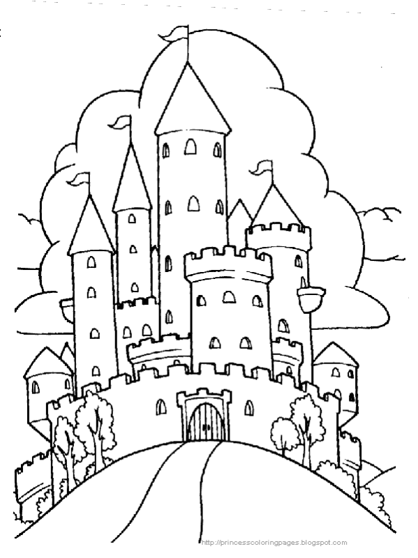 21 coloriages du grand château