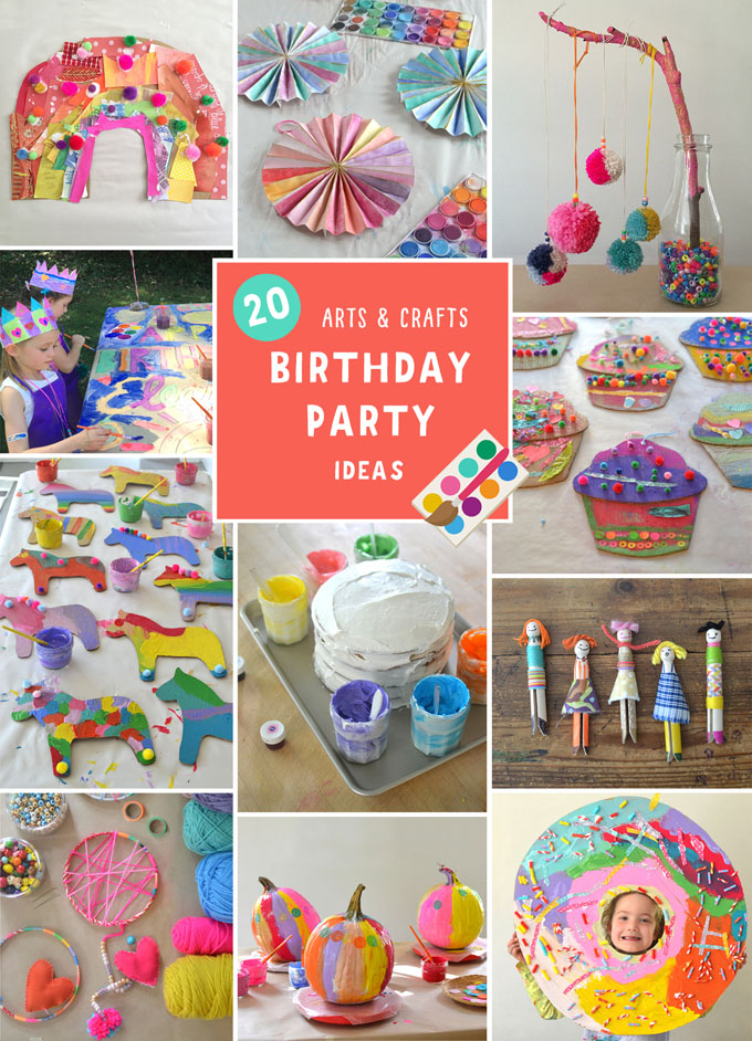 20 idées d'art et d'artisanat pour les fêtes d'anniversaire pour les enfants