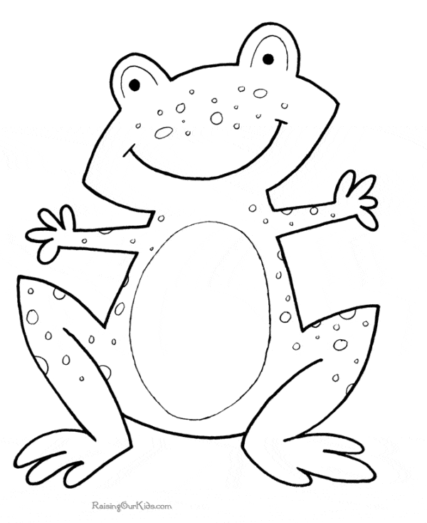 Coloriage grenouille