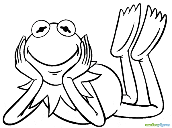 grenouille de dessin animé