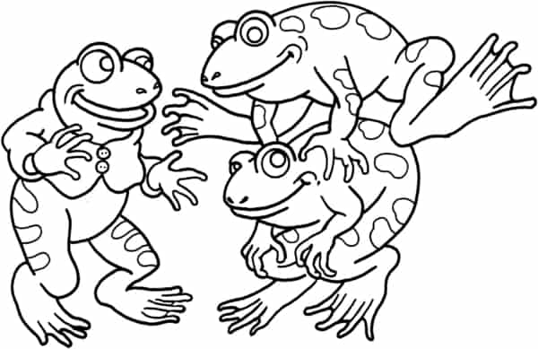 coloriage grenouille 5