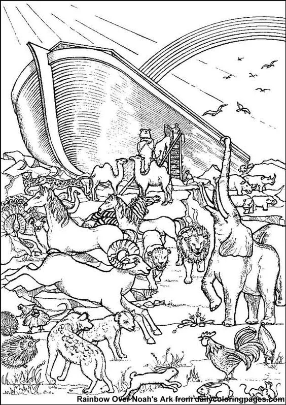 29 dessin de l'arche de Noé