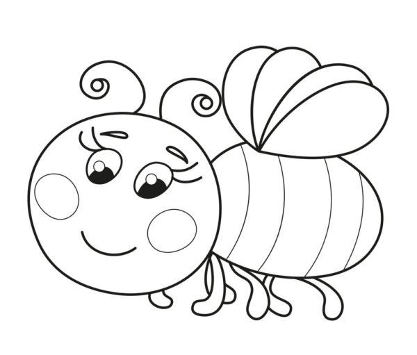 14 dessins d'abeilles volantes