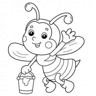 47 coloriages d'abeilles et de miel