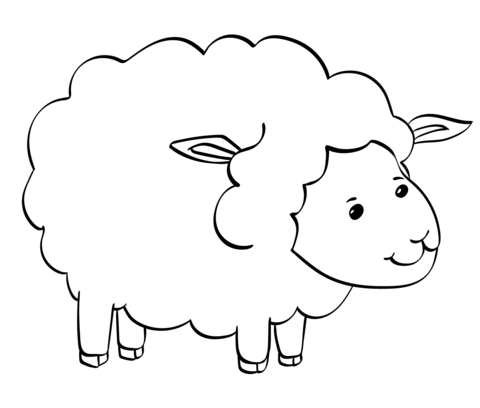Activité 7 moutons à imprimer et colorier