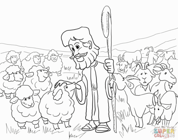 33 dessins religieux avec des moutons