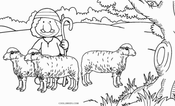 31 dessins de moutons pour une réunion évangélique