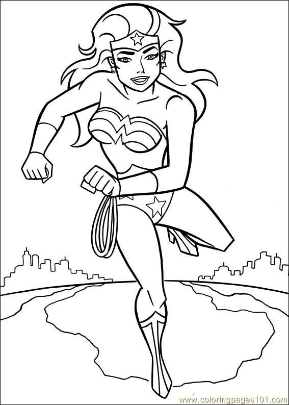 4 activités de coloriage Wonder Woman