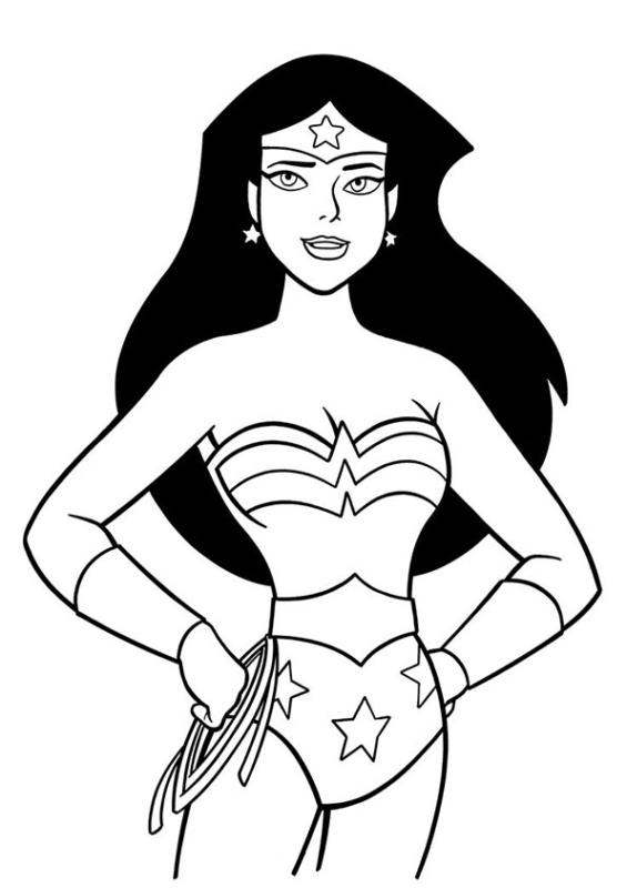 12 dessins gratuits Wonder Woman