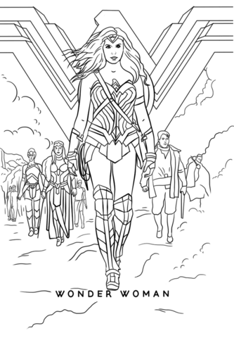 14 dessins imprimables gratuits Wonder Woman
