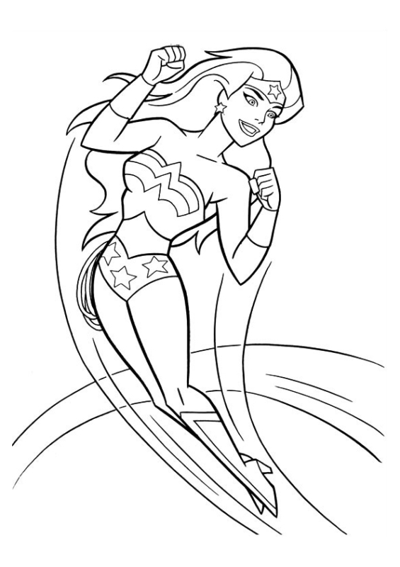 17 activités de coloriage Wonder Woman