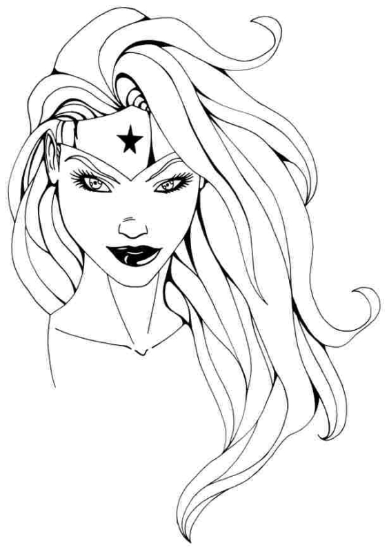 44 dessin gratuit Wonder Woman