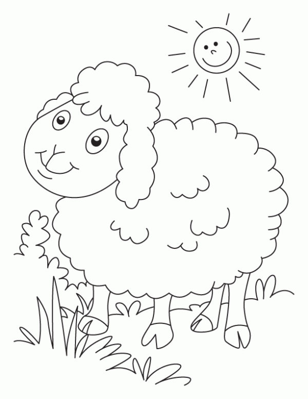 9 dessins simples de moutons