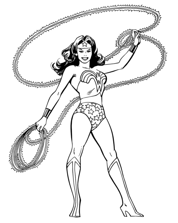 7 dessins de Wonder Woman à imprimer gratuitement