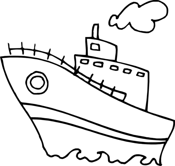 9 dessin de bateau simple