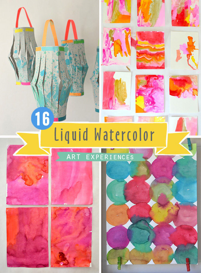 16 idées d'art aquarelle liquide