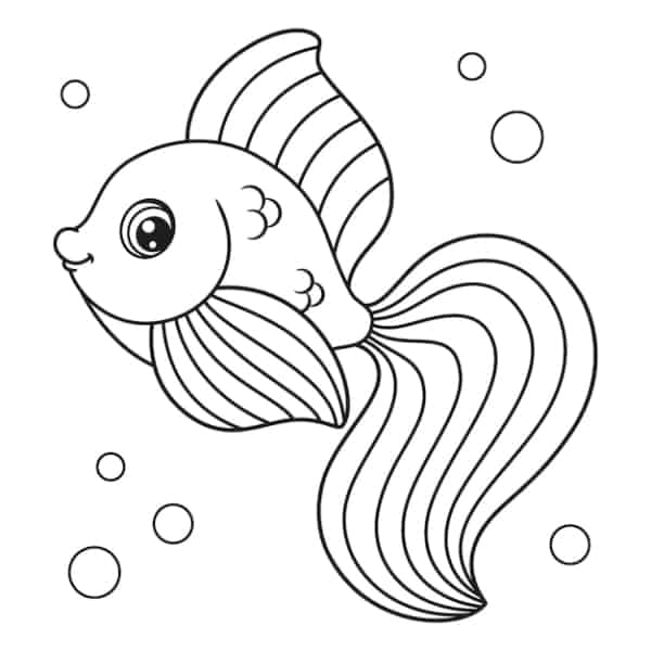 3 coloriages de poissons