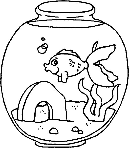 53 dessins d'aquarium simples