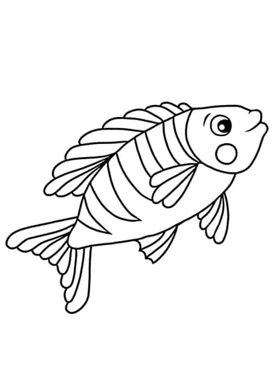 7 dessins de poisson gratuits à imprimer