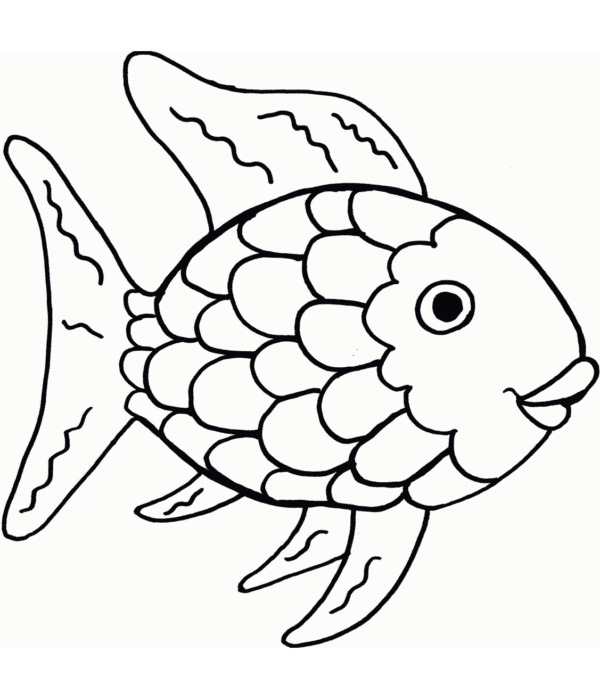 2 dessins de poissons à imprimer et à colorier